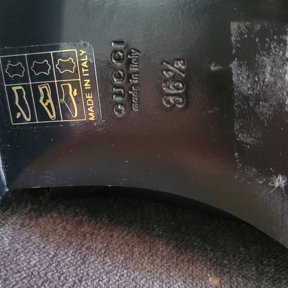 Gucci LIFFORD leather horsebit boots size 36 1/2, pull on - Picture 12 of 12